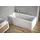 Badland MODERN Rechteckbadewanne 130 x 70 cm (70 x 56 x 38,5 cm) (BADLAND)