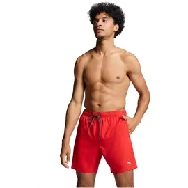 Puma Badeshorts PUMA SWIM MEN MID SHORTS 1P Rot L