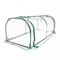 Grindi - Gewächshaus Foliengewächshaus mit PVC Folie und Fernster - Transparent, 130X60X50cm - Gewächshaus Klein Garten Balkon Winterfest Tomatenhaus für Optimales Pflanzenwachstum - Erica I