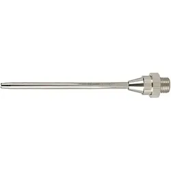 Verlängerungsdüse, Bohrung 3,0mm, Messing vernickelt, 250mm lang gerade