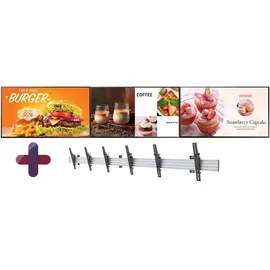 LG Menuboard 3x QM55C 55" schwarz