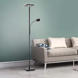 just light. LED-Stehlampe Hans Alu, Eisen, Stahl & Metall
