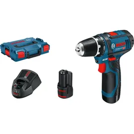 Bosch GSR 12V-15 FC Professional inkl. 2 x 2 Ah + L-Boxx 06019F6001