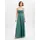 SUDDENLY Princess Abendkleid Glitzer-Look Grün/Silber 36