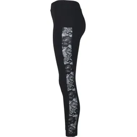 URBAN CLASSICS Striped Lace Leggings Black L