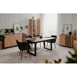 Finori Medan 80 x 85 x 40 cm Eiche Artisan / Anthrazit