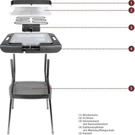 Clatronic Barbecue-Standgrill BQS 3508