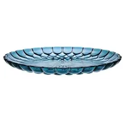 Kartell Jelly Teller blau transparent