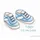 Luca-S B1138 Baby Schuhe Junge Kreuzstichset, Baumwolle, mehrfarbig, 12,5x8cm