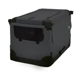 Maelson Soft Kennel Transportbox, faltbar - anthrazit - 82 x 59 x 59
