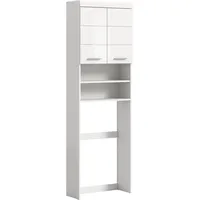 Xonox.home Mid.you Waschmaschinenschrank, weiß Hochglanz tiefzieh, ca. B/H/T: 63x191x24