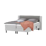 Motor-Boxspringbett  Synda , grau , Maße (cm): B: 160 H: 107