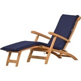 Kai Wiechmann Liegenauflage Deckchair Auflage Liegestuhl Polster made in Germany, waschbares und UV-beständiges Deckchair Kissen blau