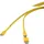 Renkforce USB-Kabel USB 2.0 USB-C® Stecker, USB-C® Stecker 1.00 m Gelb Maß-Aufdruck (metrisch) RF-6721074