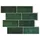 vidaXL U-Bahn-Fliese 10 pcs Dunkelgrün 29 x 21 cm Polyurethan und PET