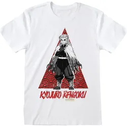 Heroes Inc, Shirt, Demon Slayer T-Shirt Rengoku Tri (S), Schwarz, (S)