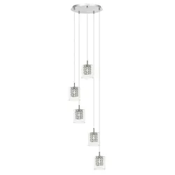 Rabalux 3117 Deckenleuchte Duchess 5x40W | G9 - Chrom