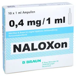 NALOXON B.Braun 0,4 mg/ml Injekt.-/Infus.-Lsg. 10X1 ml