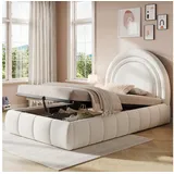 Okwish Polsterbett 90 x 200 cm Beige