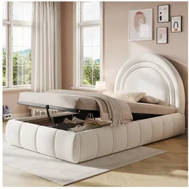 Okwish Polsterbett 90 x 200 cm Beige