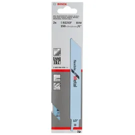 Bosch Säbelsägeblatt S 922 EF Flexible for Metal, 2 Stück