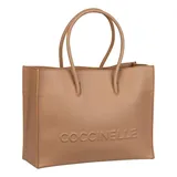 Coccinelle Myrtha Maxi Log Handbag Grained Leather Skin