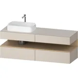 Duravit Waschtischunterschrank wandhängend „Qatego“ 160 × 60 × 55 cm