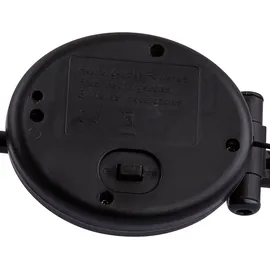 ETC Shop LED Solar Außen Stecklampe Flammeneffekt Solarleuchte Gartendeko Glas Kugel Erdspieß, Gold, 1x LED, L x x H16 x 7 x 90 cm, 3x