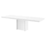 Design Esstisch HFE-111 Hochglanz ausziehbar Tisch Esszimmer 160 - 256 - Weiß