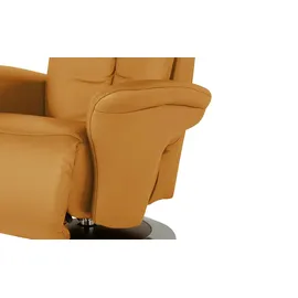HIMOLLA Sessel 7418 Leder 81 x 111 x 95 cm Gelb elektrisch