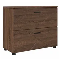 VidaXL Badezimmer Schrank Braune Eiche 76,5 x 35 x