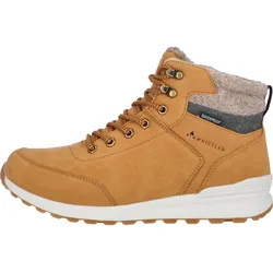 Stiefel WHISTLER "Merotu", Gr. 43, braun (karamell), Polyurethane, Kunstfaser, casual, Schuhe, in wasserdichter Qualität mit bequem gepolstertem Fersenbereich