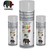 Lackspray Acryl Sprühlack Seidenmatt Lichtgrau Caparol 3 x 400ml