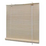 vidaXL Bambusrollos Natur 2 Stk. 120x160 cm