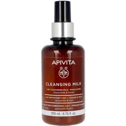 Apivita 3 In 1 Reinigungsmilch Gesicht Und Augen – Gesichtsreiniger Und Make-up-entferner 200 ml Damen