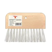 Alpina Effekt-Kamm Holzgriff mit hochwertigen Polyester-Borsten (1 St)