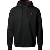 MCS Rundhalspullover "MCS Pullover MCChris", Herren, Gr. XXL, schwarz (tap shoe), Obermaterial: 100% Baumwolle, Pullover Rundhalspullover