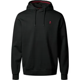 MCS Rundhalspullover "MCS Pullover MCChris", Herren, Gr. XXL, schwarz (tap shoe), Obermaterial: 100% Baumwolle, Pullover Rundhalspullover