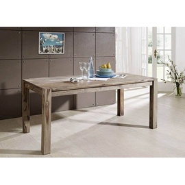 Massivmoebel24 Esstisch Sheesham 140x90x76 grau geölt nature grey 503