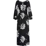 LASCANA Maxikleid Damen schwarz-creme-bedruckt Gr.46