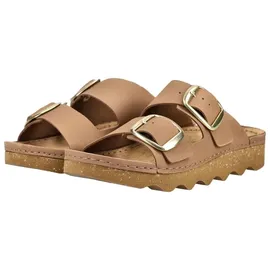 ROHDE Damen Pantolette Leder Zweischnaller mit Plateausohle Alassio 6229, Größe:38 EU
