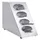 Contacto Besteckbehälter Tower Edelstahl 32 x 15 x 53 cm Grau