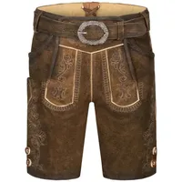 Nübler Kinderlederhose kurz Alfons in Braun | Gr.: 134