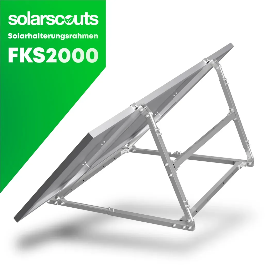 Solarscouts-Universelle Halterung für 1 Solarmodul - FKS2000