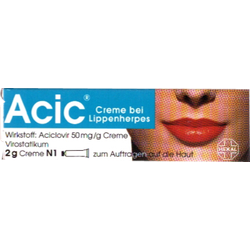 Acic Creme bei Lippenherpes 2 g