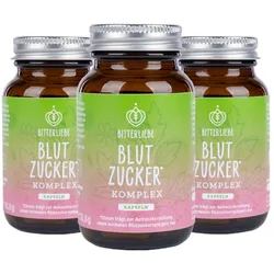 BitterLiebe Blutzucker* Komplex zur natürlichen Regulierung des Blutzuckerspiegels 3x 60 St