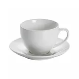 Maxwell & Williams M&W White Basics Round Teetasse mit Untertasse 0,24 L