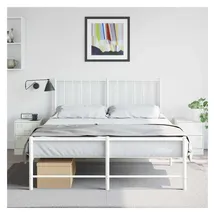 vidaXL Nachtschrank 2 Stk. 34,5 x 39 x 44 cm Weiß