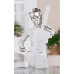GILDE Dekofigur »Figur Musiker« GILDE weiß