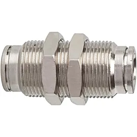 Riegler Gerade Schott-Steckverbindung »metallica «, M14x1,0, Messing vern.